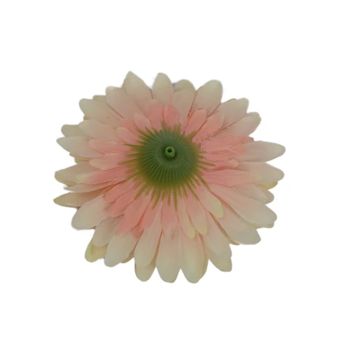 Sztuczna główka gerbery w kolorze brzoskwiniowym 9 cm