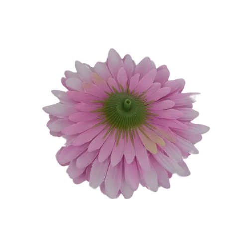 Sztuczna główka gerbery w kolorze jasnym fiolecie 9 cm