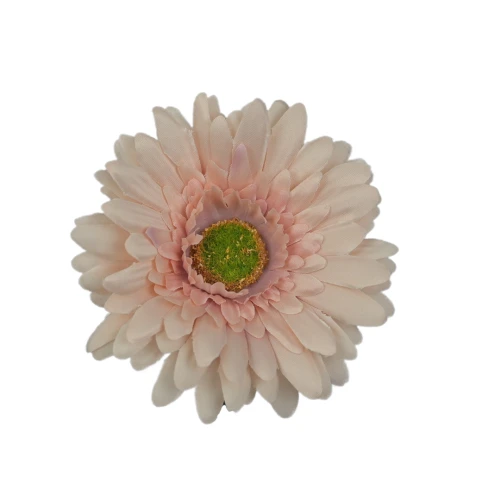 Sztuczna główka gerbery w kolorze orzecha laskowego 9 cm