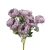Sztuczny bukiet piwonii x9 w kolorze jasnym fiolecie 44 cm
