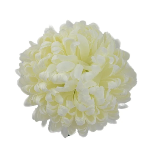 Sztuczna chryzantema ananas w kolorze kremowym 14 cm