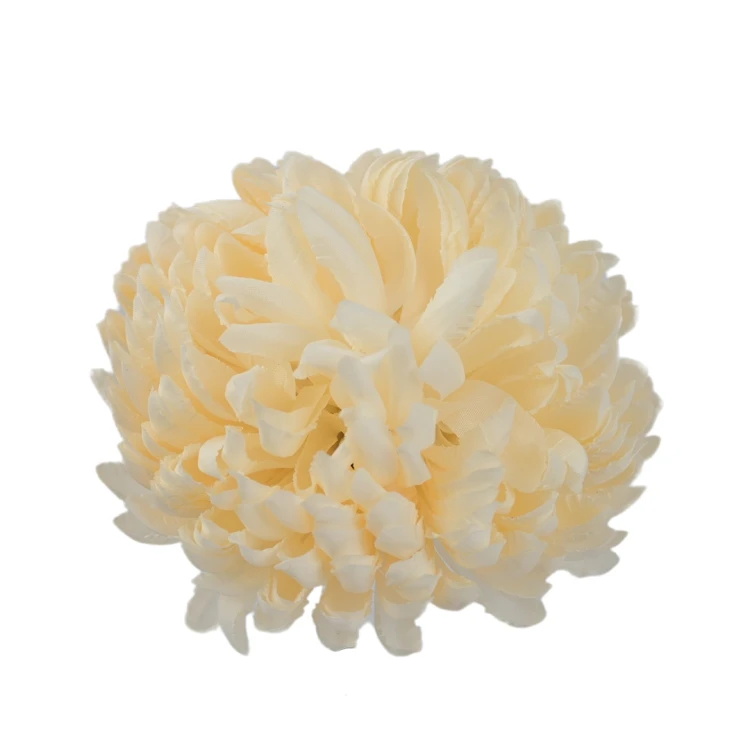 Sztuczna chryzantema ananas w kolorze brzoskwiniowym 14 cm