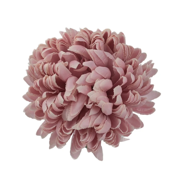 Sztuczna chryzantema ananas w kolorze pudrowym różu 14 cm