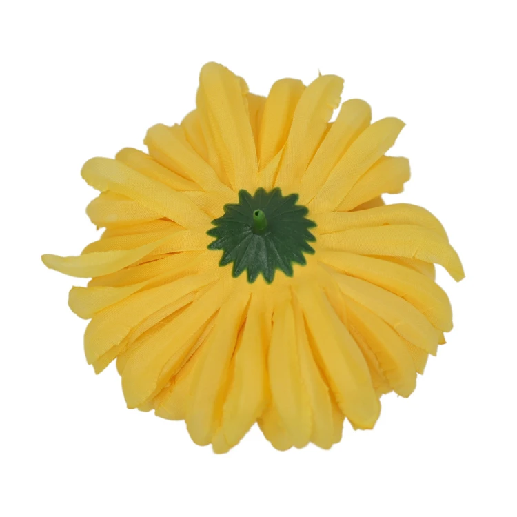 Sztuczna chryzantema ananas w kolorze żółtym 14 cm