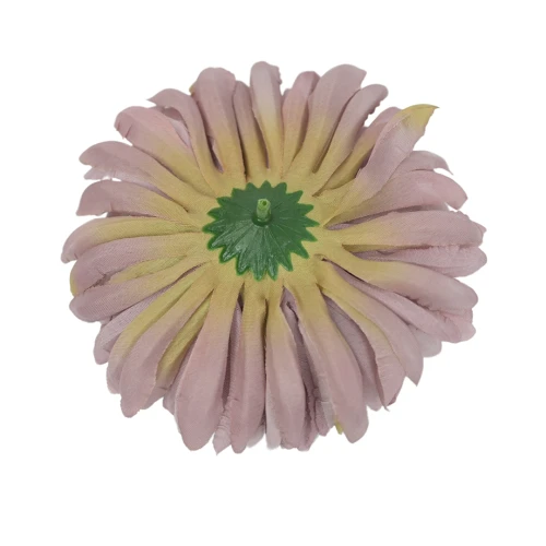 Sztuczna chryzantema ananas w kolorze brudnym różu 14 cm