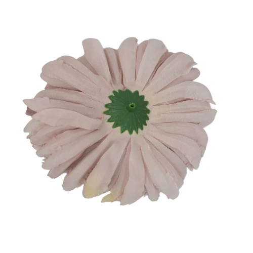 Sztuczna chryzantema ananas w kolorze brudnym pastelowym 14 cm