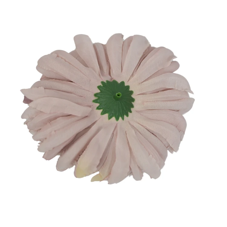 Sztuczna chryzantema ananas w kolorze brudnym pastelowym 14 cm