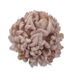 Sztuczna chryzantema ananas w kolorze brudnym pastelowym 14 cm