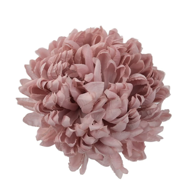 Sztuczna chryzantema ananas w kolorze brudnym różu 14 cm