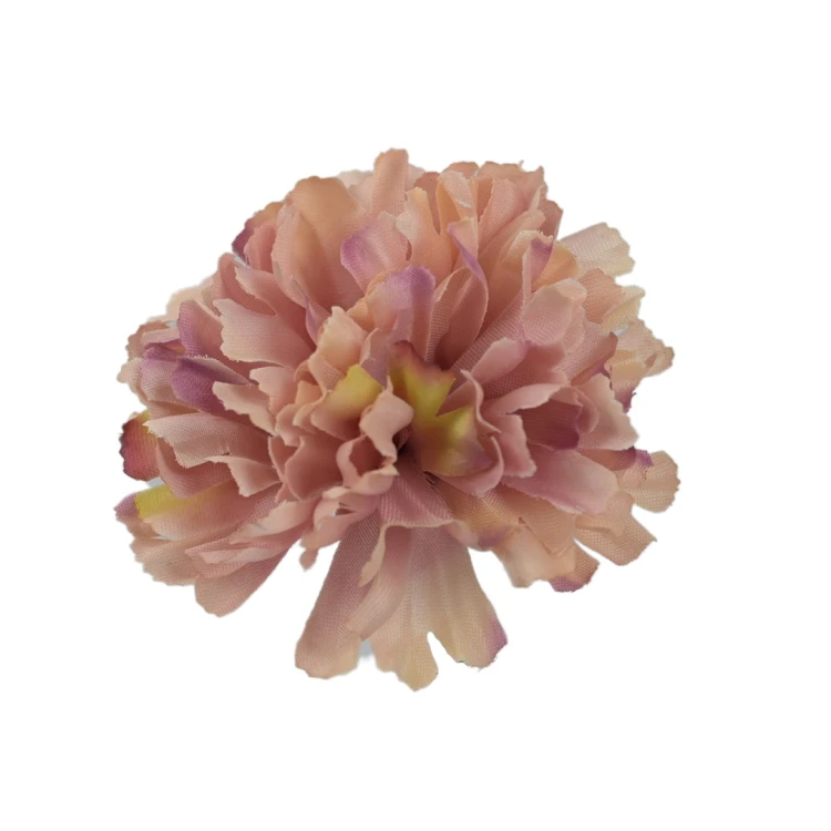 Sztuczny goździk w kolorze brudnym fioletowym 8 cm