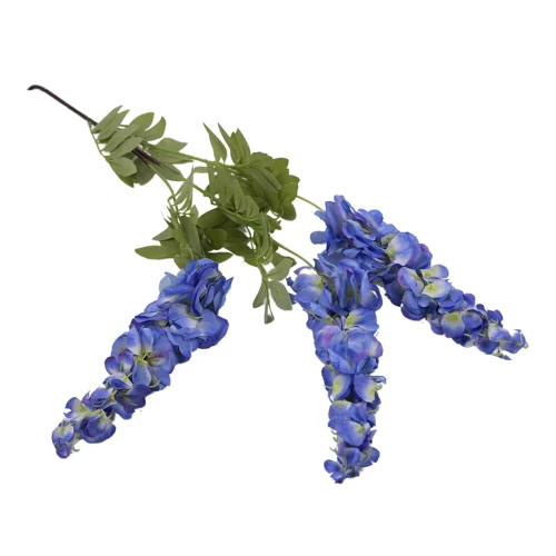 Sztuczna wisteria opadająca w kolorze niebieskim 100 cm