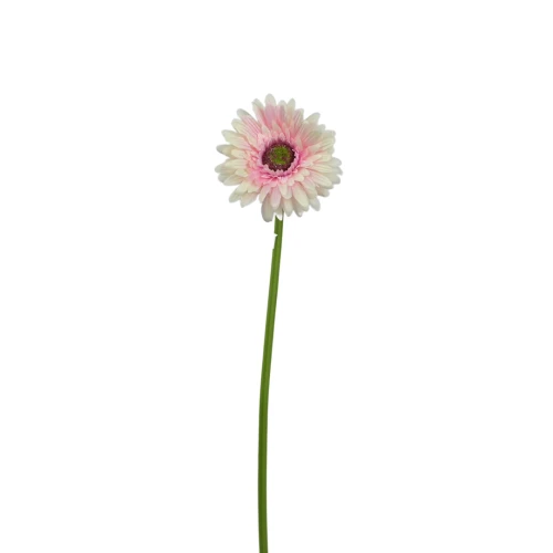 Kwiat sztuczny, gerbera w kolorze jasno różowym 47 cm