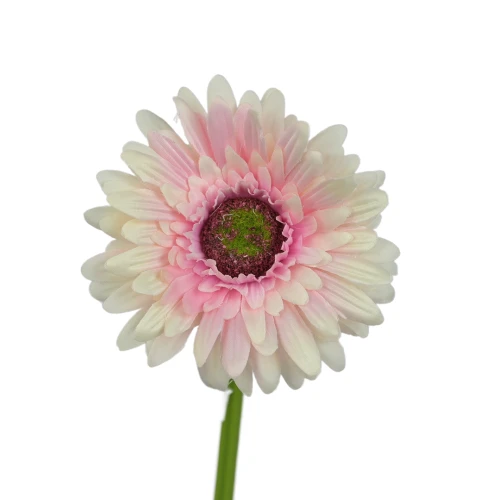 Kwiat sztuczny, gerbera w kolorze jasno różowym 47 cm