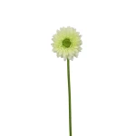 Kwiat sztuczny, gerbera w kolorze jasno zielonym 47 cm