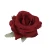 Sztuczna mini róża welur w kolorze czerwonym 7 cm