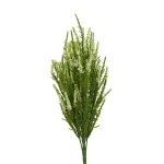 Sztuczny kwiat wrzosu w kolorze kremowym 37 cm