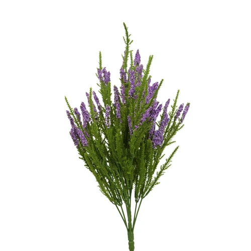 Sztuczny kwiat wrzosu w kolorze lawendowym 37 cm