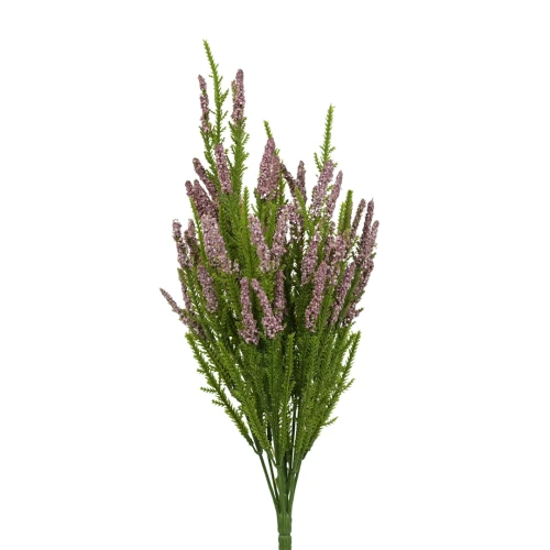 Sztuczny kwiat wrzosu w kolorze pudrowym różu 37 cm