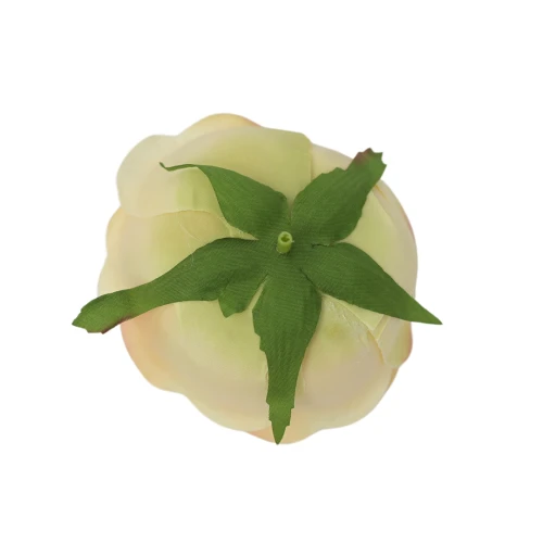 Kwiat sztuczny róża angielska w kolorze brzoskwiniowym 9 cm