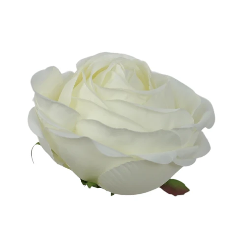Kwiat sztuczny róża angielska w kolorze kremowym 9 cm