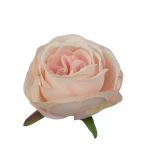 Sztuczna różyczka w kolorze jasno różowym 7 cm
