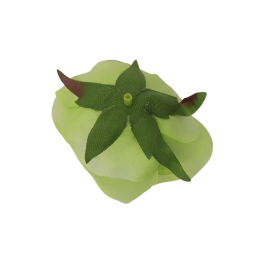 Sztuczna różyczka w kolorze zielonym 7 cm