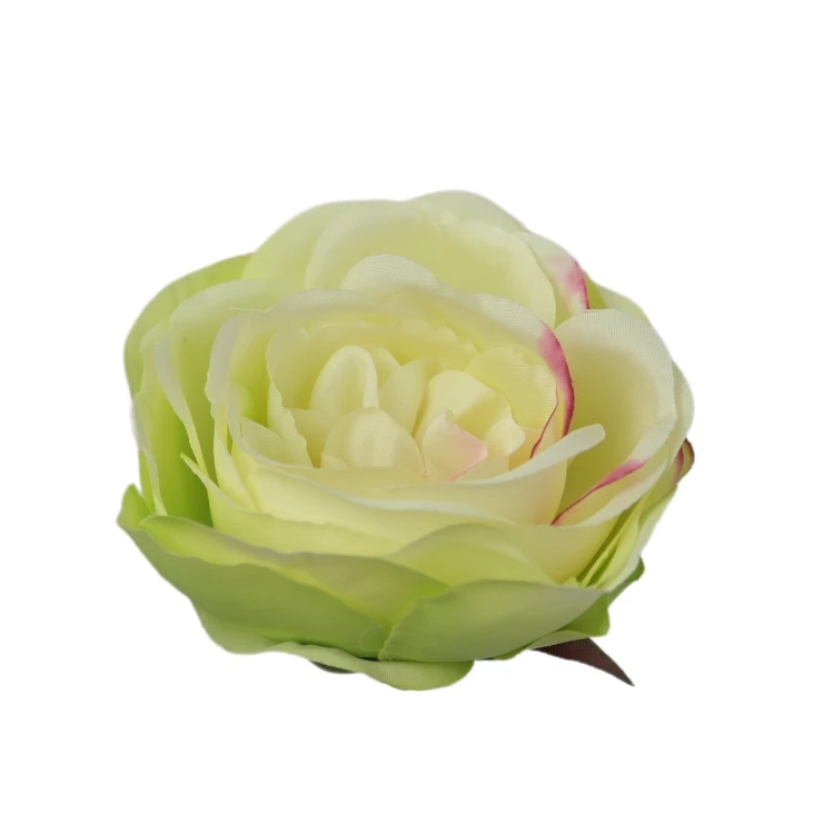 Sztuczna różyczka w kolorze zielonym 7 cm