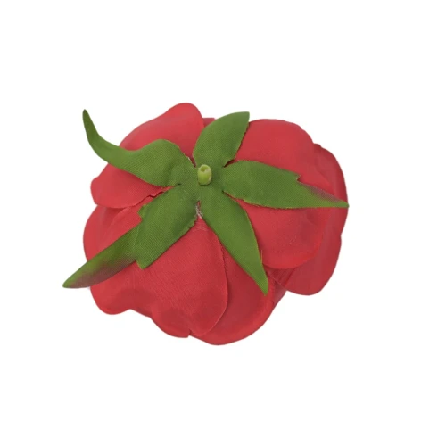 Sztuczna różyczka w kolorze czerwonym 7 cm