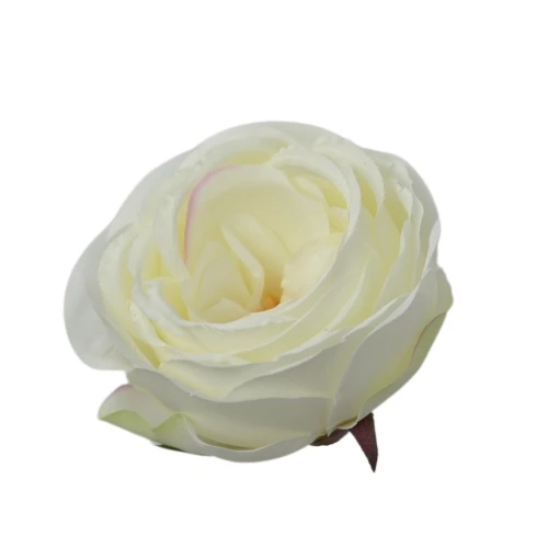 Sztuczna różyczka w kolorze kremowym 7 cm