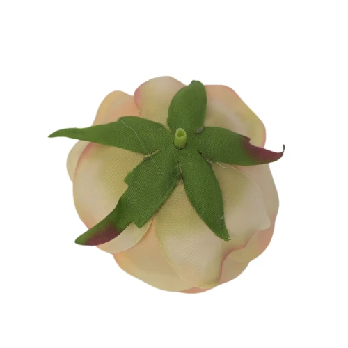 Sztuczna różyczka w kolorze brzoskwiniowym 7 cm