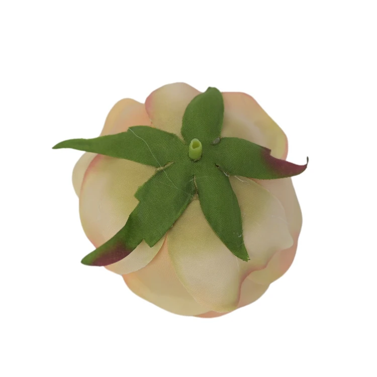 Sztuczna różyczka w kolorze brzoskwiniowym 7 cm