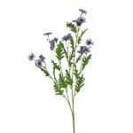 Kwiat sztuczny gałązka marcinków w kolorze niebiesko/fioletowym 84 cm