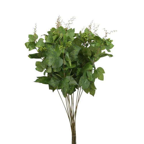Sztuczna gałązka bluszcz z dodatkami 57 cm