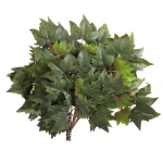 Sztuczny duży liść klonu w kolorze zielonym 68 cm