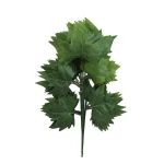 Sztuczny liść klonu w kolorze zielnym 55 cm
