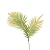 Sztuczny liść paproć na piku w kolorze żółtym 47 cm