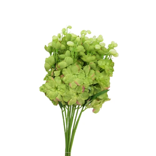 Kwiat sztuczny ostróżka na piku w kolorze zielonym 44 cm