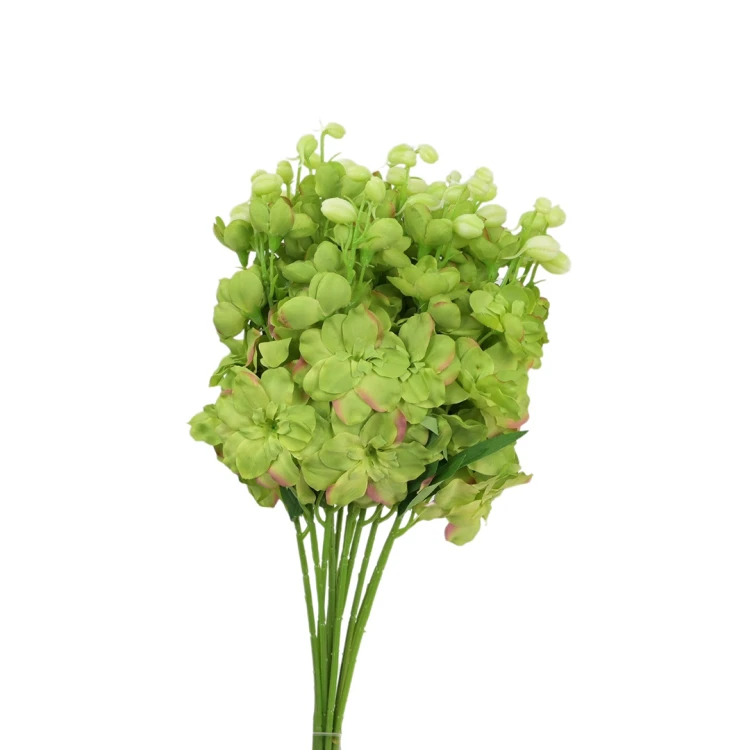 Kwiat sztuczny ostróżka na piku w kolorze zielonym 44 cm