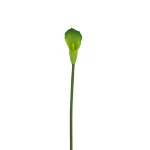 Sztuczny kwiat kalii gumowy w kolorze zielonym 70 cm