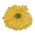 Sztuczna duża chryzantema w kolorze żółtym 16 cm