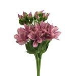 Sztuczny klematis na piku w kolorze flamingowym 47 cm