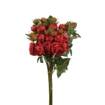 Sztuczna wiązka mini gałązek róż w kolorze czerwonym 50 cm