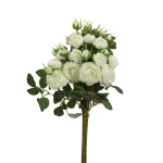 Sztuczna wiązka mini gałązek róż w kolorze kremowym 50 cm