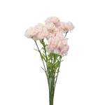 Kwiat sztuczny pojedynczy goździk w kolorze jasno brzoskwiniowym 68 cm