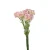 Kwiat sztuczny pojedynczy goździk w kolorze kremowo/fuksji 68 cm