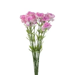 Kwiat sztuczny pojedynczy goździk w kolorze różowym 68 cm