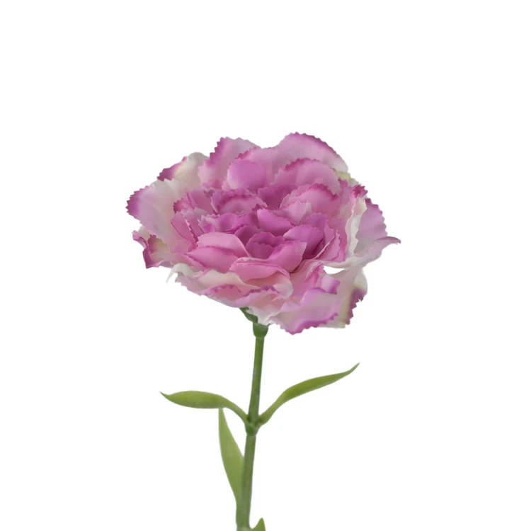 Kwiat sztuczny pojedynczy goździk w kolorze różowym 68 cm