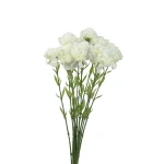 Kwiat sztuczny pojedynczy goździk w kolorze kremowym 68 cm