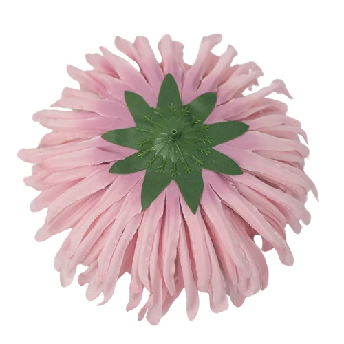 Kwiat sztuczny, chryzantema strzępiata w kolorze różowym 19 cm
