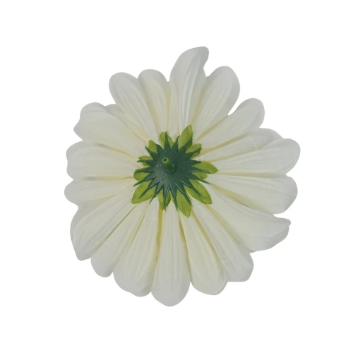 Kwiat sztuczna, głowa dalii w kolorze kremowym 13 cm